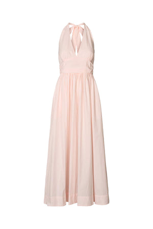 Izette - Poplin halter dress I Light rose Light rose XS 9 - Rabens Saloner - DK
