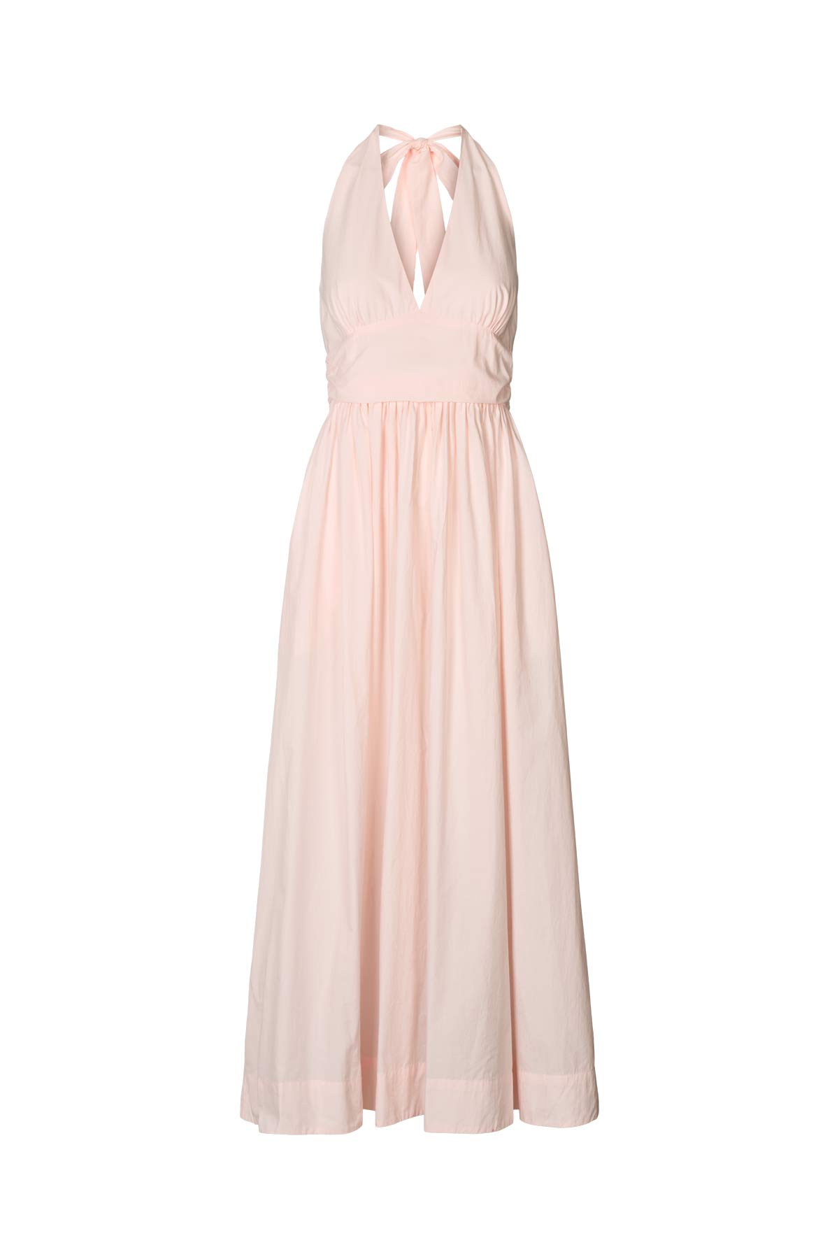 Izette - Poplin halter dress I Light rose Light rose XS 9 - Rabens Saloner - DK