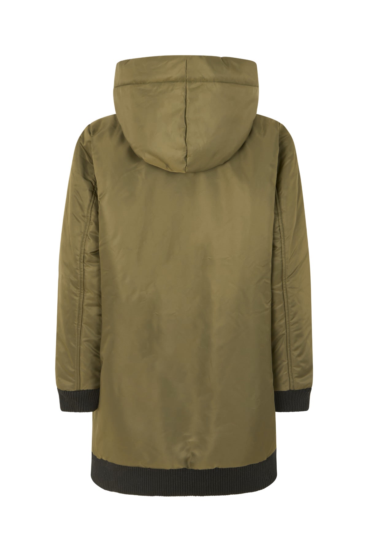 Siif - Padded tech coat I Olive night 5 - Rabens Saloner - DK
