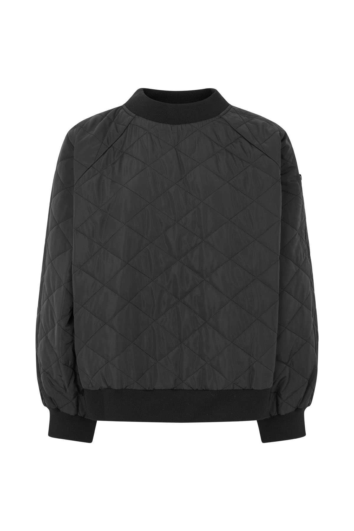 Padme - Tech quilt top I Black Black XS/S 4 - Rabens Saloner - DK