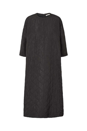 Pamala - Tech quilt dress I Black Black XS 1 - Rabens Saloner - DK