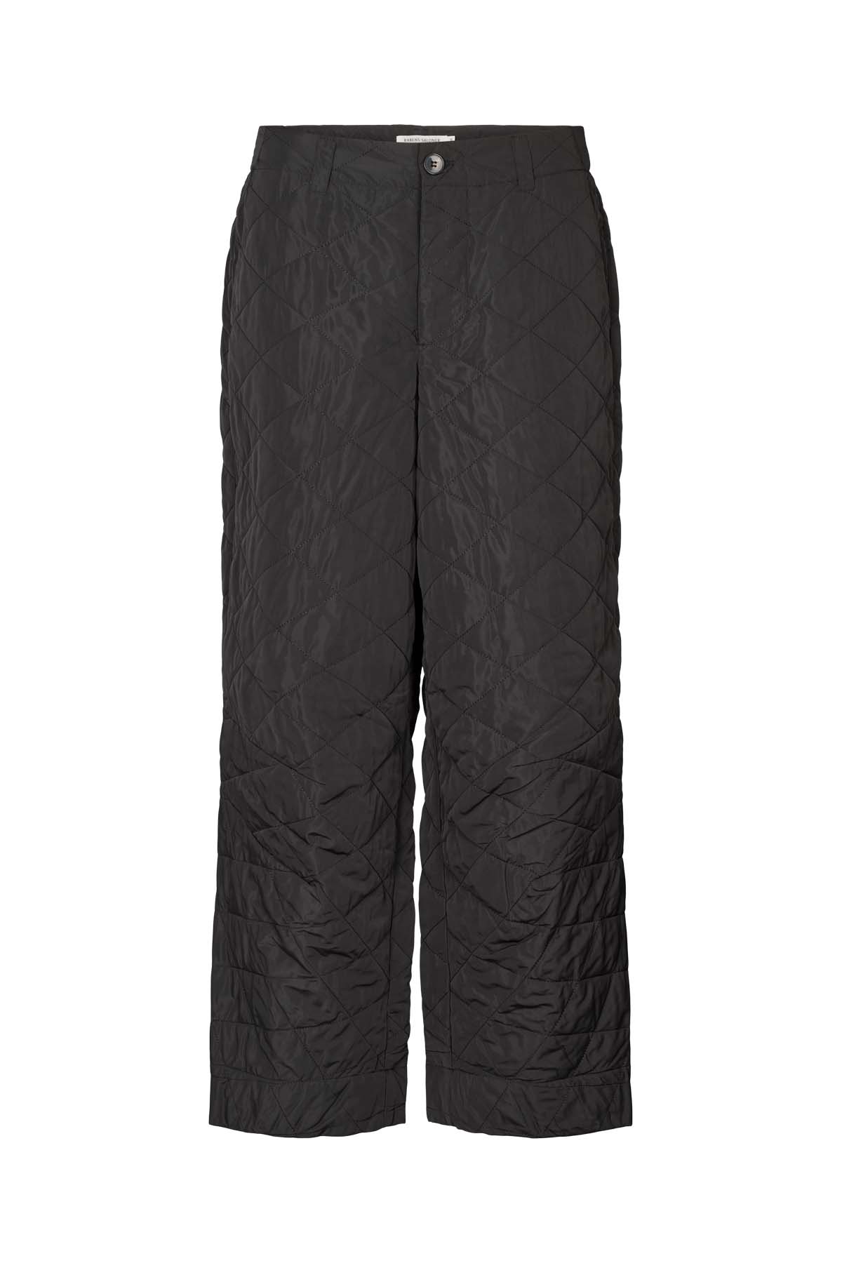 October - Tech quilt shaped pants I Black 4 - Rabens Saloner - DK