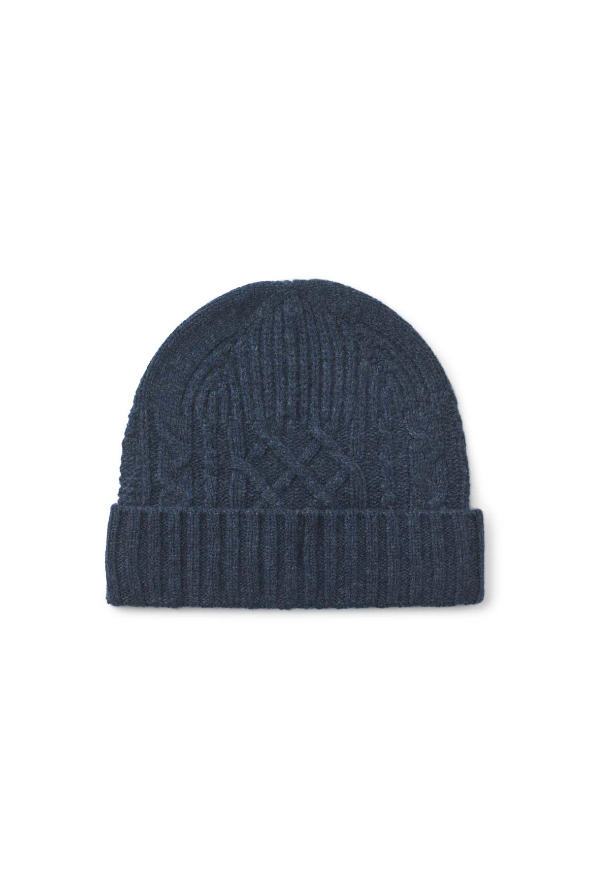 Majda - Patchwork knit hat I Indigo Indigo O/S 1 - Rabens Saloner - DK