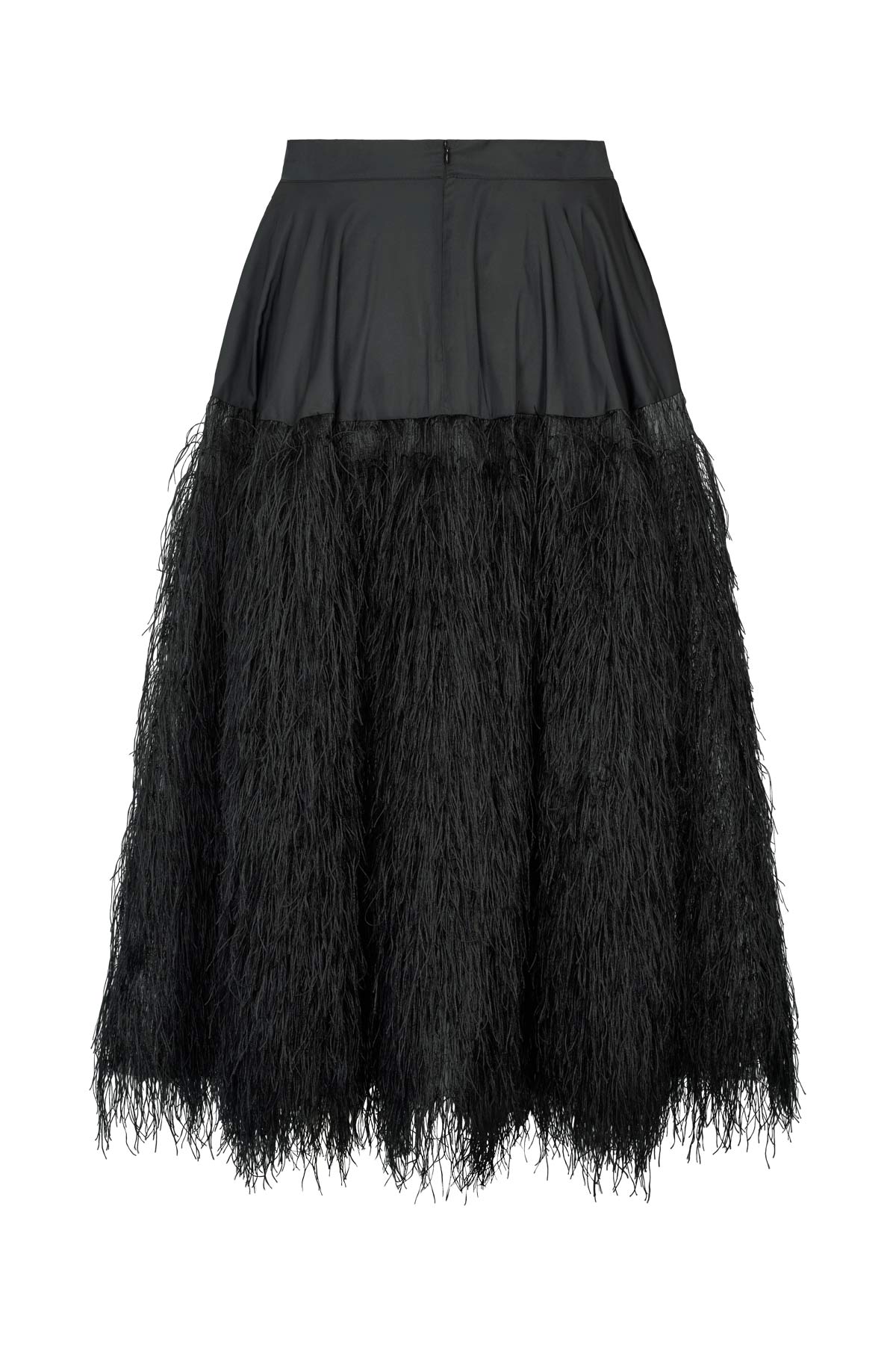 Magna - Plume combo full skirt I PRE-ORDER I Black