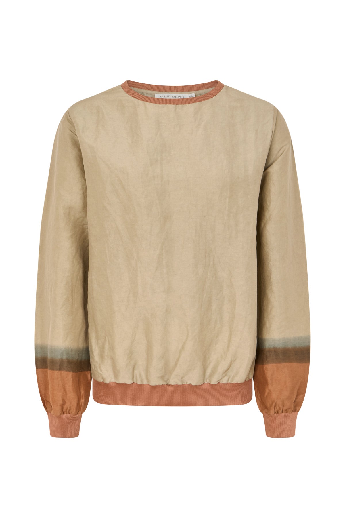 Ommi - Horizon sweat top I Silver/rust Silver/rust XS 4 - Rabens Saloner - DK