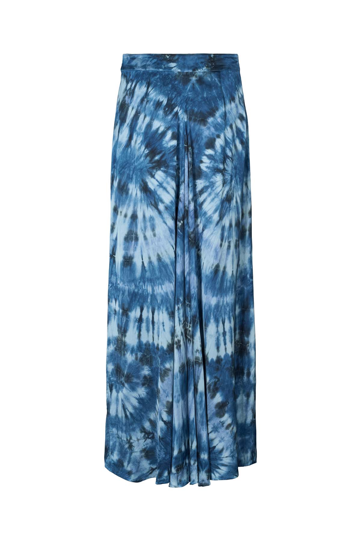 Henriette - Lava button skirt I Blue combo 4 - Rabens Saloner - DK
