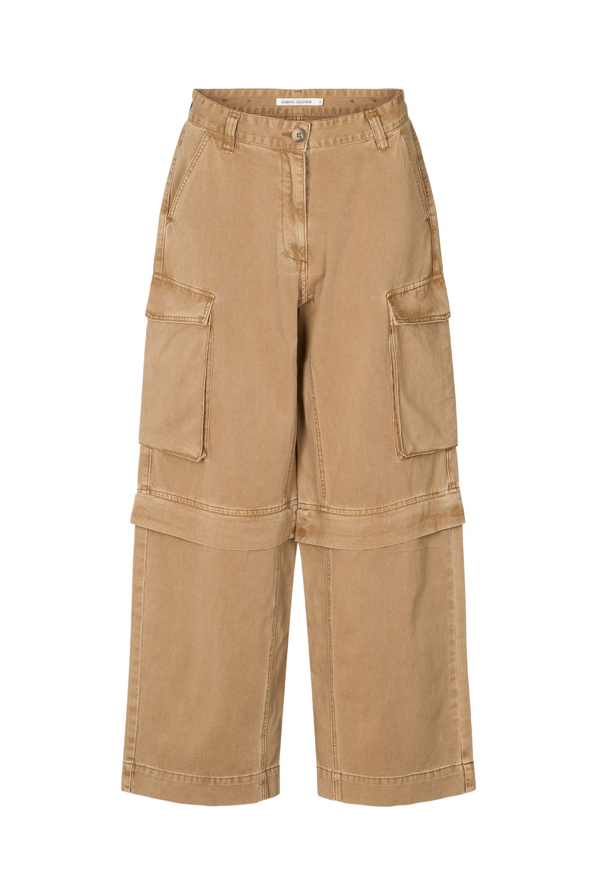 Frema - Canvas cargo pants I Washed tobacco 6 - Rabens Saloner - DK