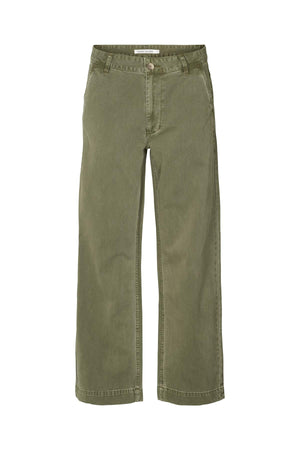 Sabina - Canvas pants I Washed sage Washed sage XS 3 - Rabens Saloner - DK