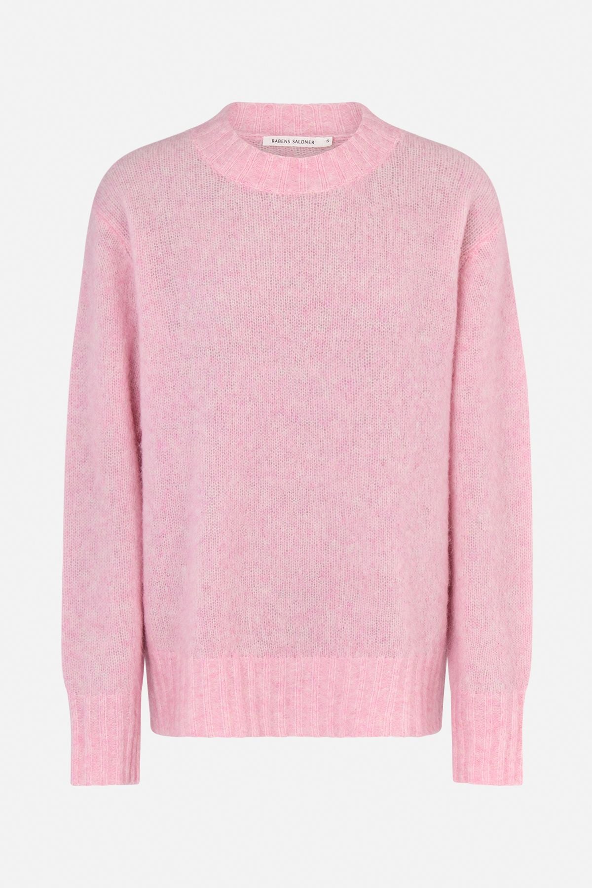 Divna - Superlight knit crew sweater I Rose Rose XS 4 - Rabens Saloner - DK