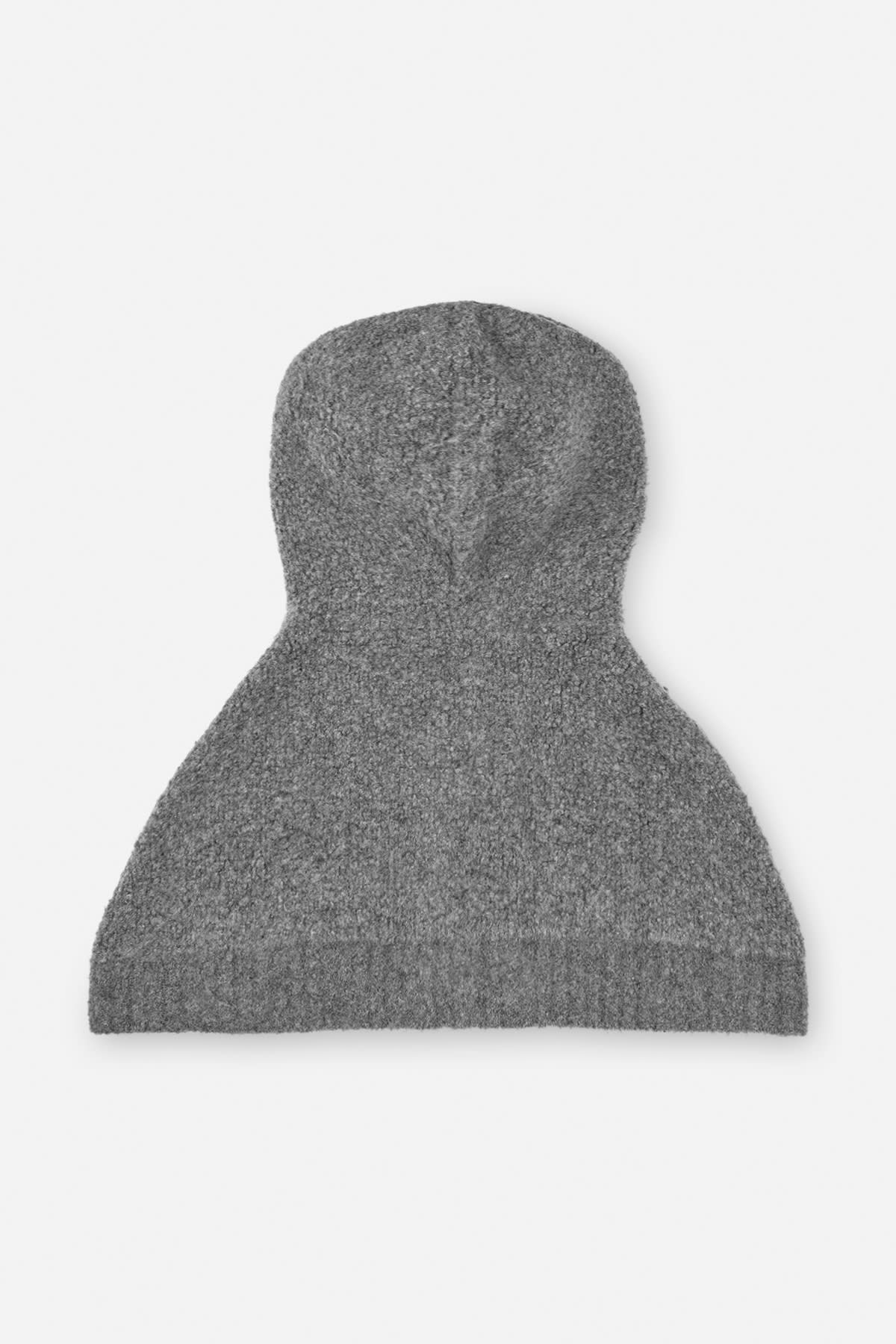 Sinika - Sheep knit hood I Grey melange 3 - Rabens Saloner - DK