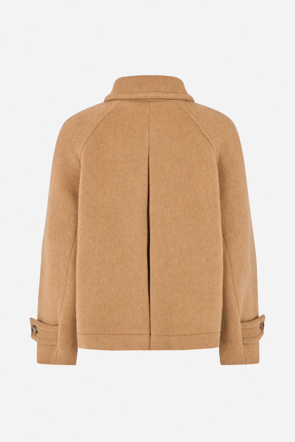 Elea - Wooly jacket I Camel
