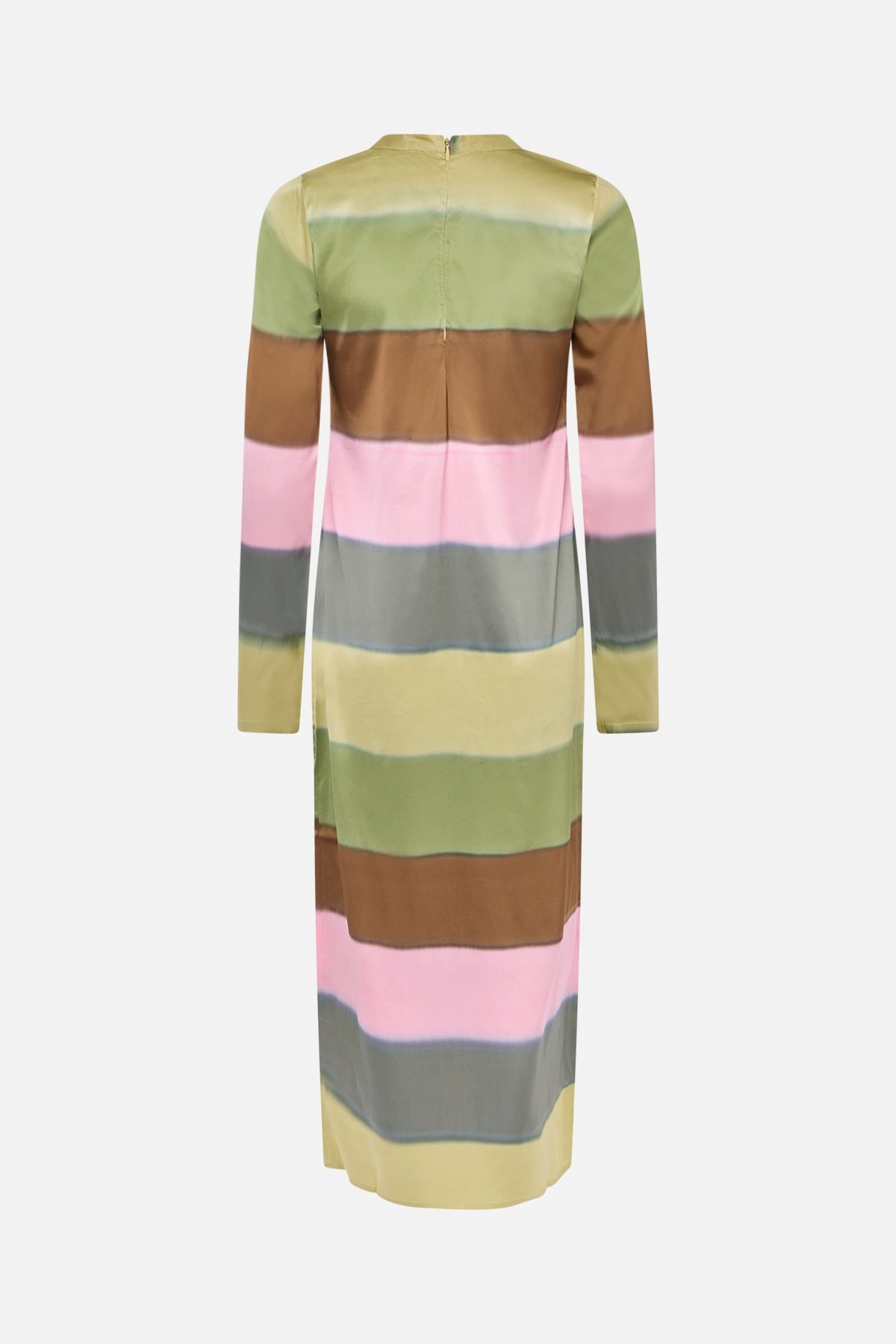 Cesilla - Ribbon line tube dress I Pink sage combo