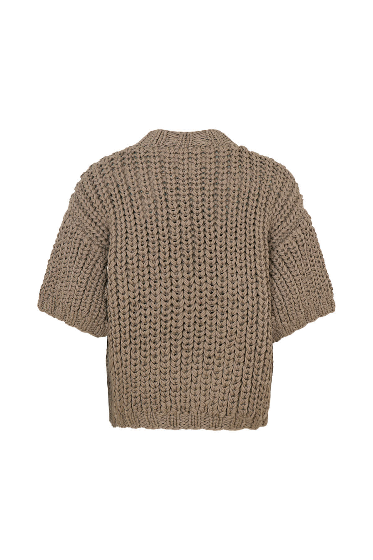 Alice - Rope knit cardigan I Walnut 6 - Rabens Saloner - DK