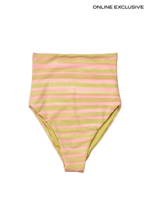 Blurred line highwaist panties - Miranda I Lime combo 1 - Rabens Saloner - DK