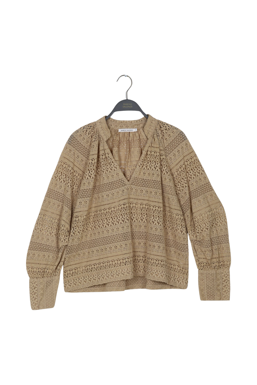 PreLoved Himali - Netted lace blouse I Tarmac - S Tarmac S 1 - Rabens Saloner - DK