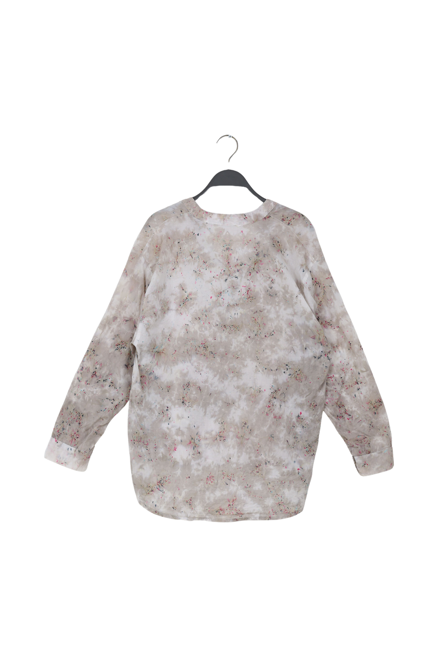 PreLoved Kirsten - Marble speckle pleat shirt - XL