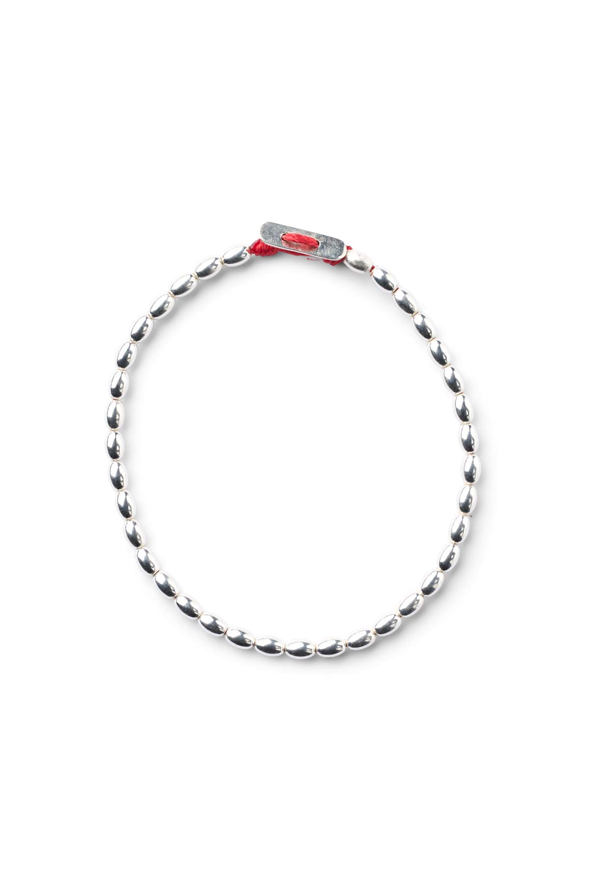Rice Bead Bracelet - Nafsu I Silver Silver 1 - Rabens Saloner - DK