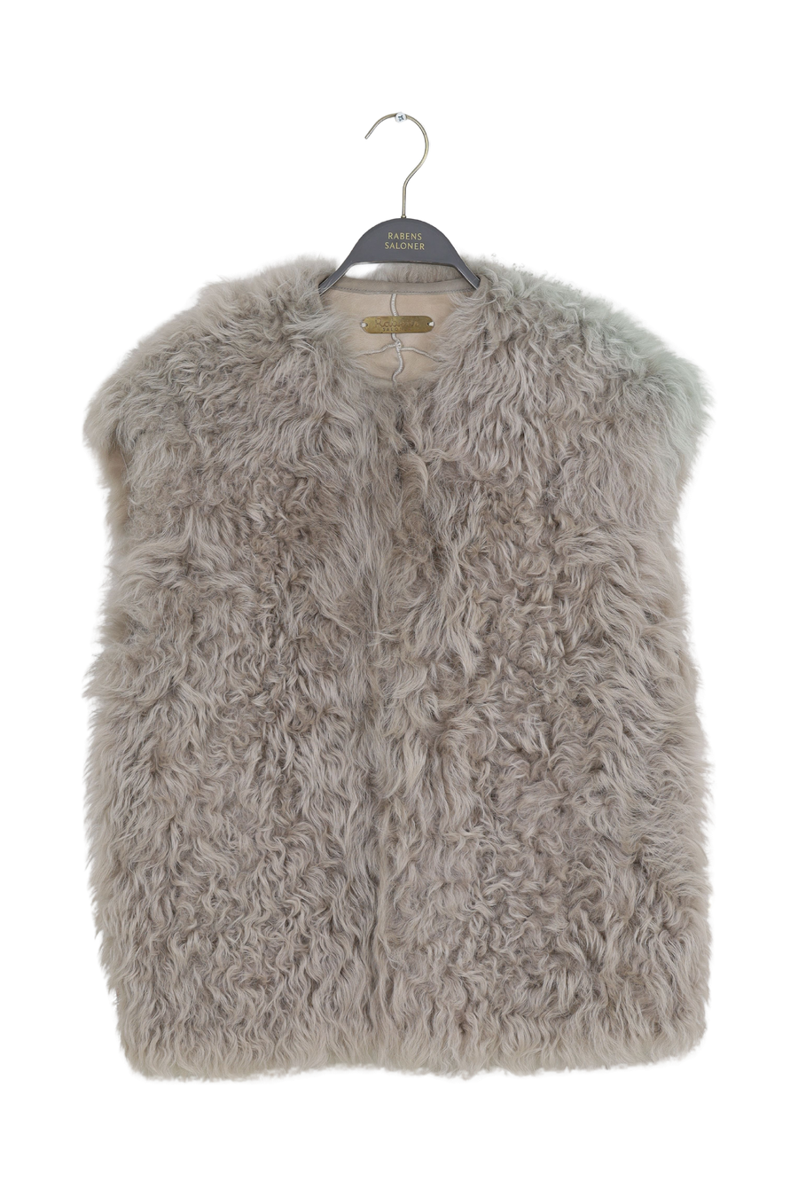 PreLoved Shearling jacket vest - S 2 - Rabens Saloner - DK