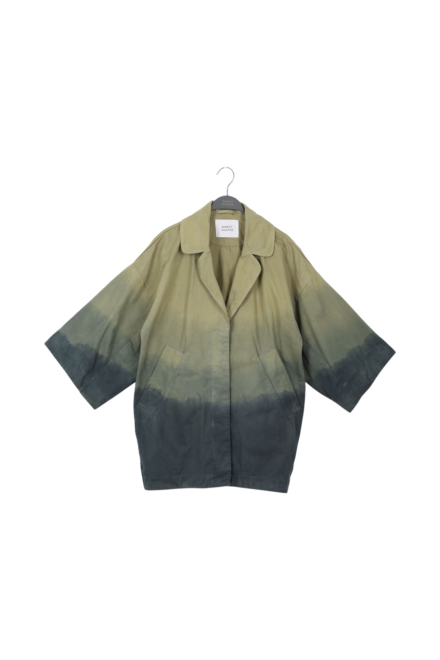 PreLoved Jacqline - Flow drill oversize jacket I Army combo - XS/S