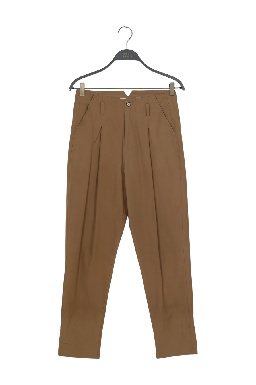 PreLoved Raina - Opaque pleat pant - XS TOBACCO XS 1 - Rabens Saloner - DK