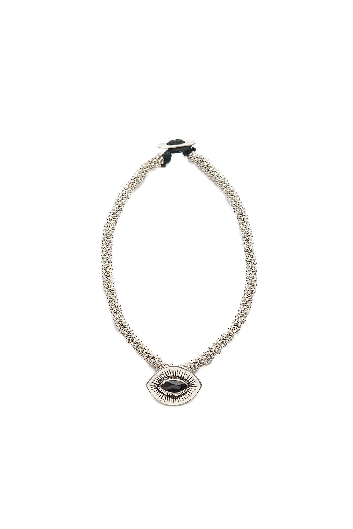 Nafsu - Bead bracelet with eye pendant I Sapphire    1 - Rabens Saloner - DK