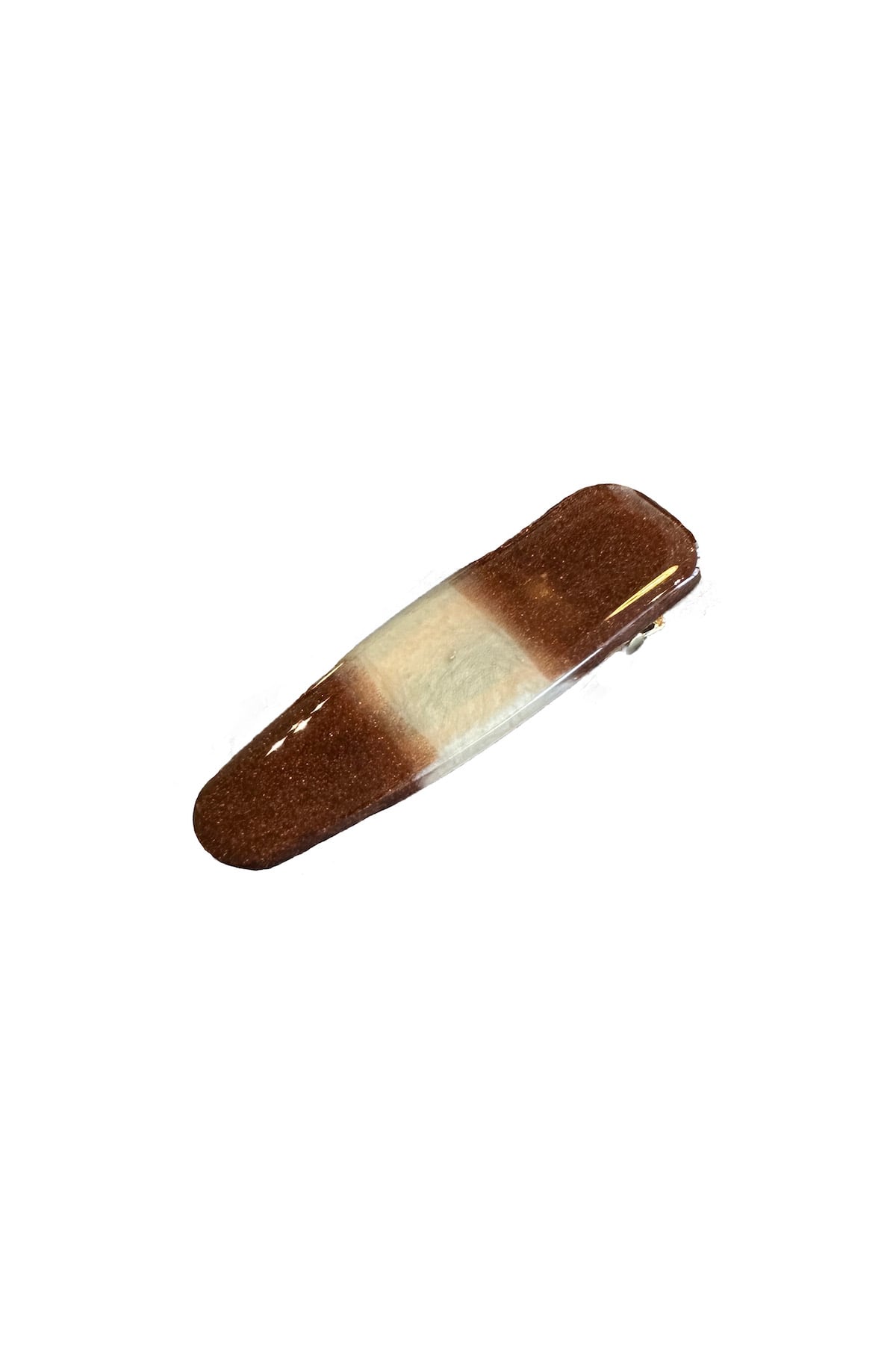 Hair Clip - Zia I Brown Stripe Brown Stripe O/S 1 - Rabens Saloner - DK