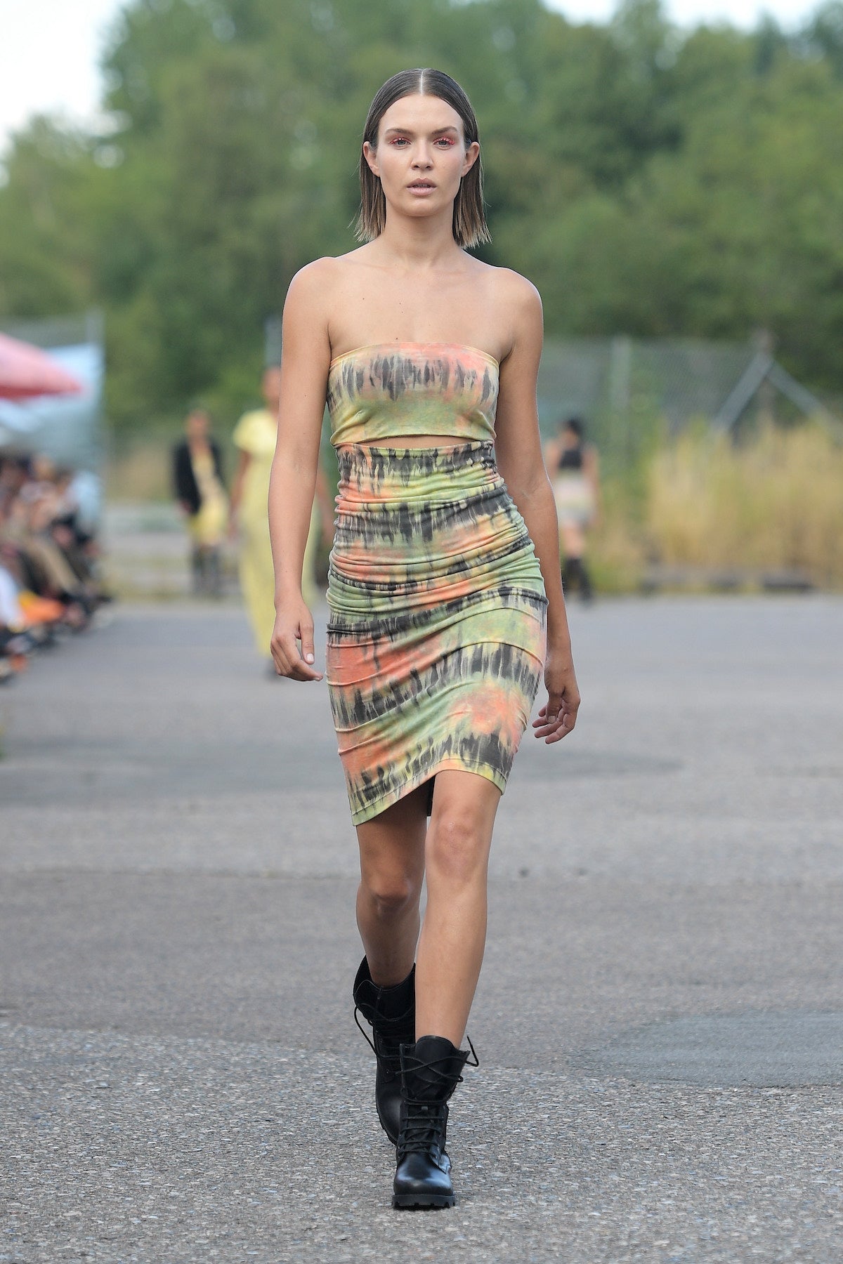 PreLoved Lanna - Asp split bandeau dress - XL