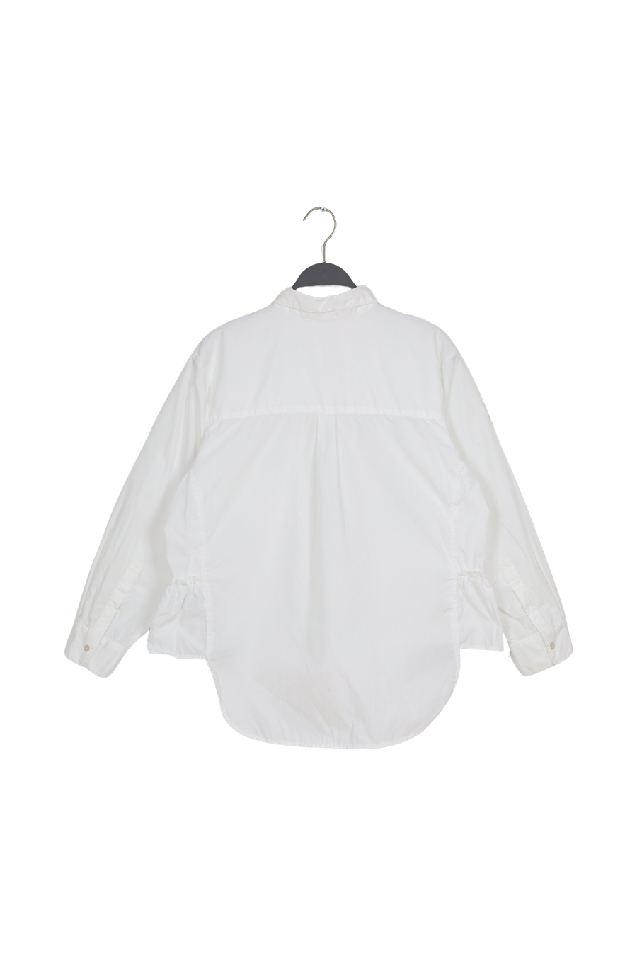 PreLoved Djana - Poplin side gather shirt - M 2 - Rabens Saloner - DK