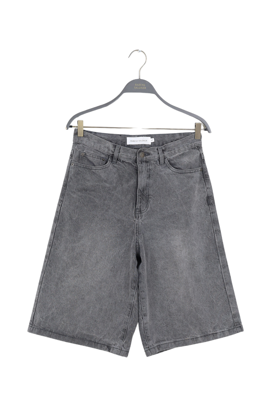 PreLoved Adelin - Grey denim shorts I Washed grey - 27