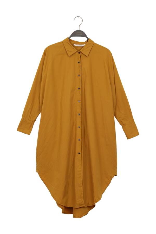 PreLoved Milou - Aggregated shirt dress - XS/S COGNAC XS/S 1 - Rabens Saloner - DK