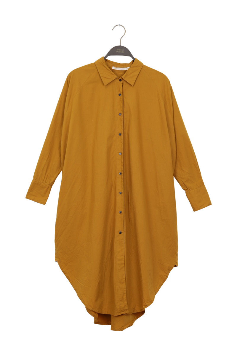 PreLoved Milou - Aggregated shirt dress - XS/S COGNAC XS/S 1 - Rabens Saloner - DK