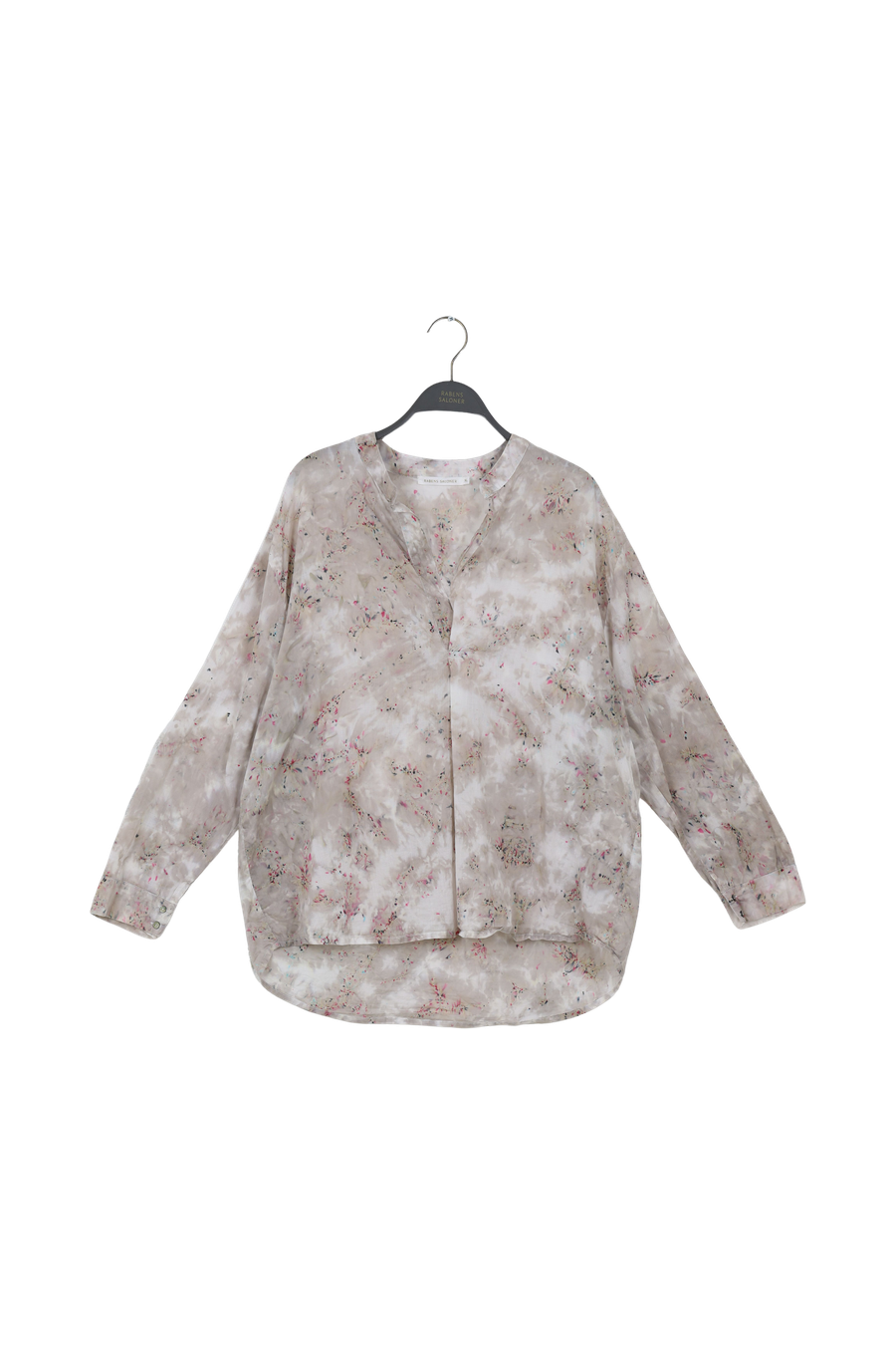 PreLoved Kirsten - Marble speckle pleat shirt - XL