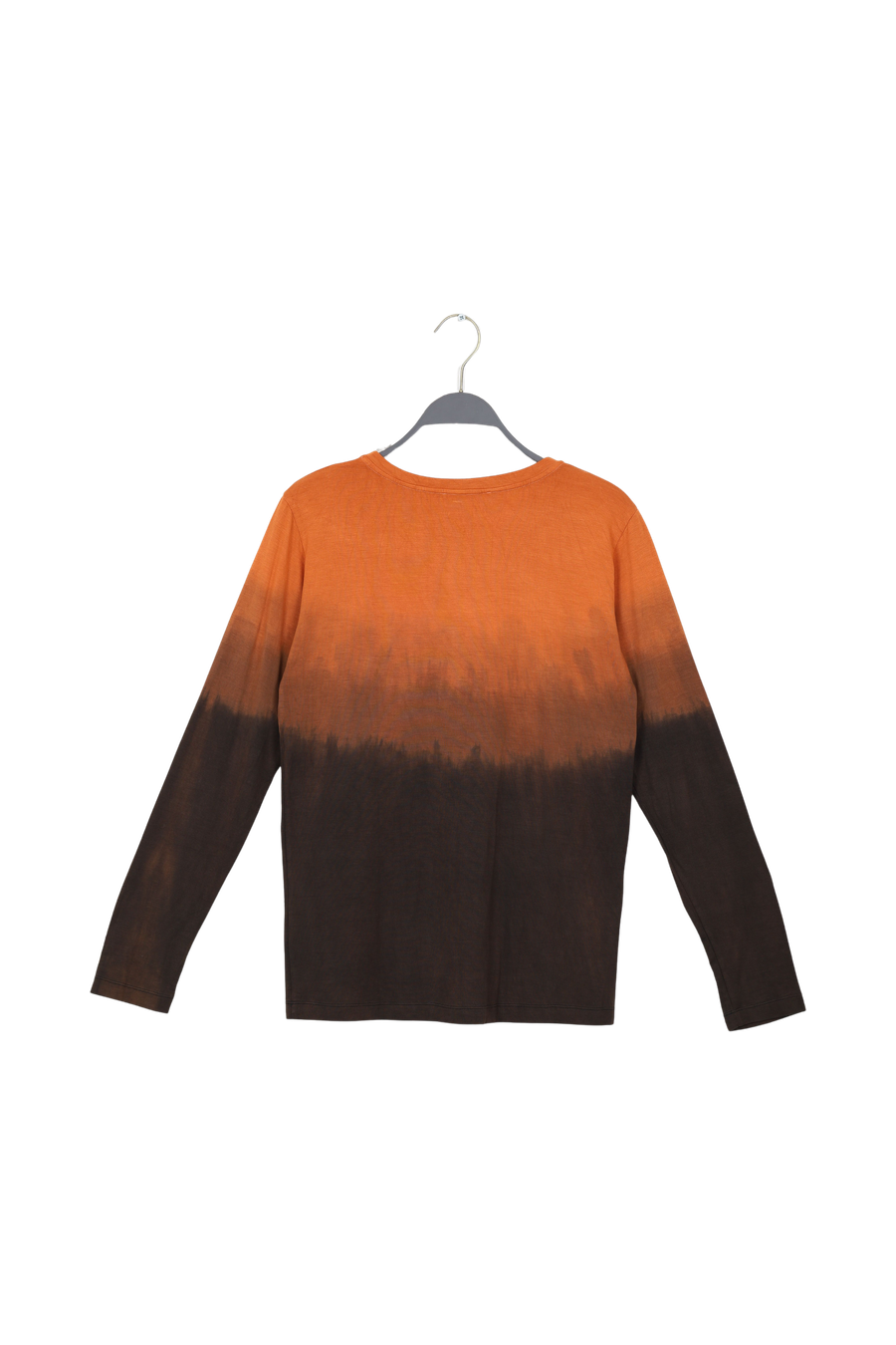 PreLoved Xenia - Flow long sleeve short t-shirt I Burnt orange combo - M
