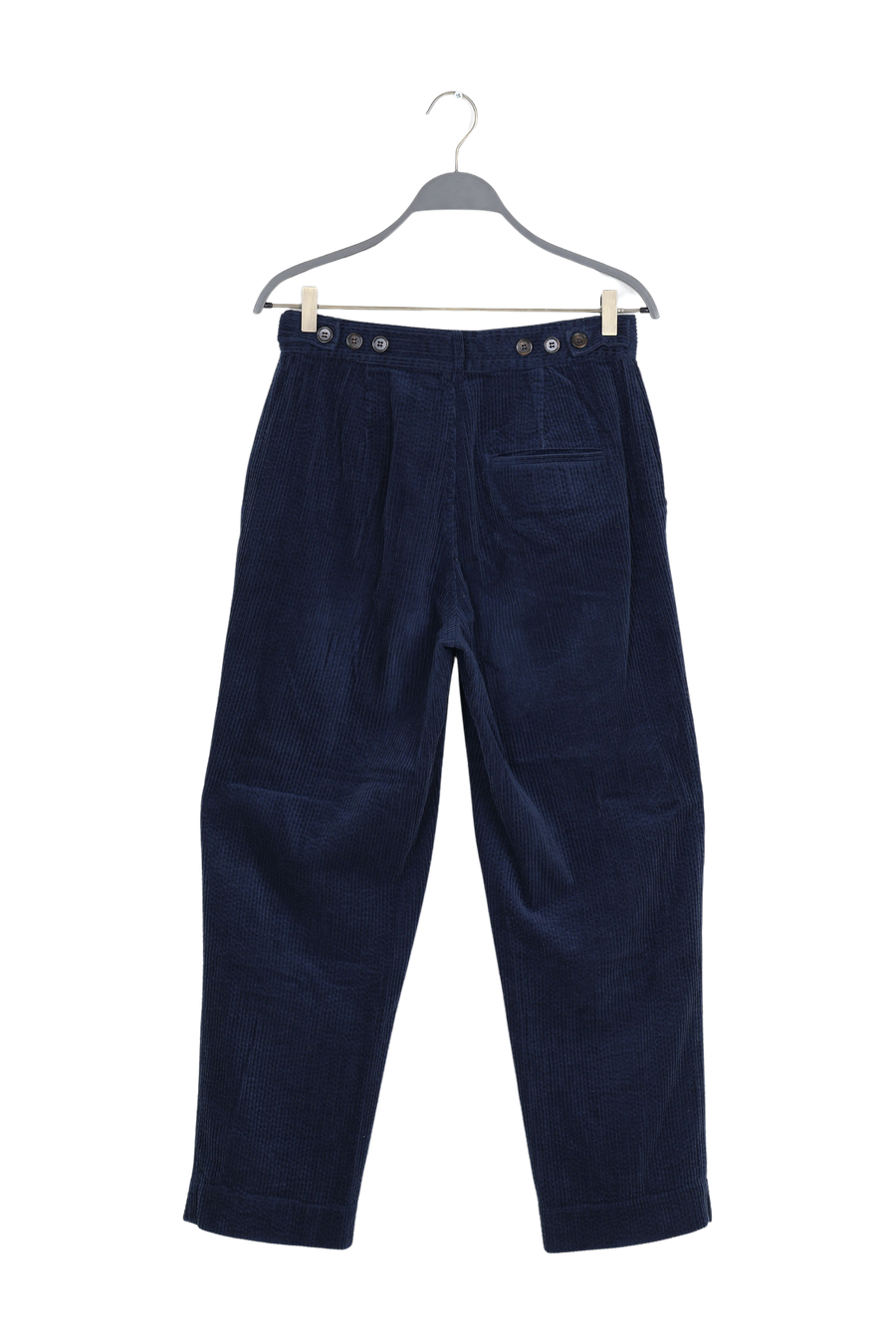 PreLoved Carly - Corduroy pants I Dark navy - S 2 - Rabens Saloner - DK