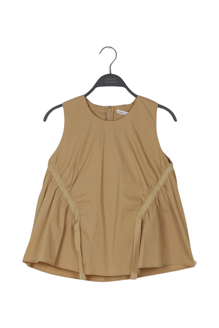 PreLoved Aio - Papery gathered top I Toffee - S Toffee S 1 - Rabens Saloner - DK