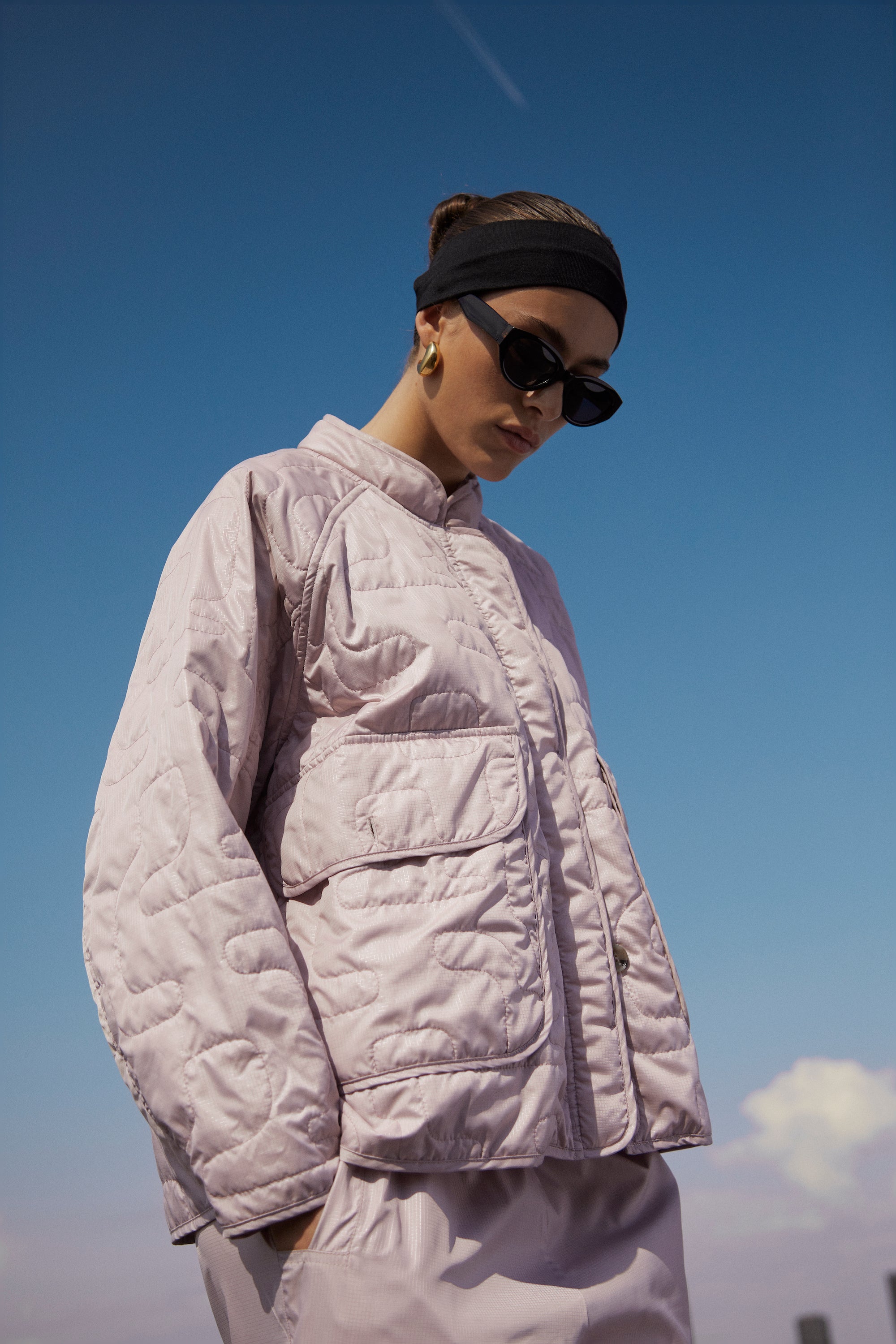 PreLoved Cophia - Deco quilt jacket I Mouse - L 4 - Rabens Saloner - DK