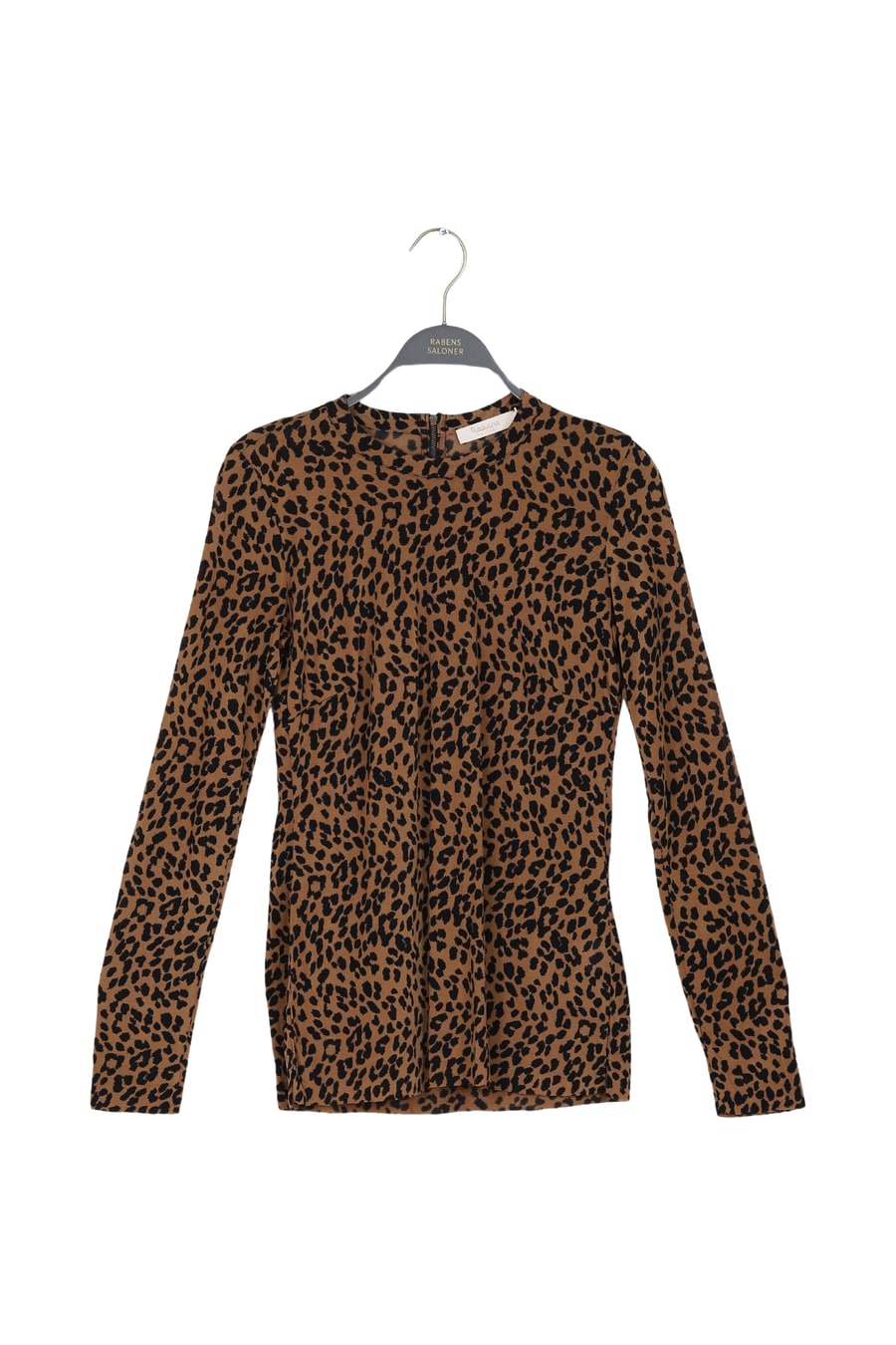 Secondhand Agnia - Leopard print tube blouse I Cognac