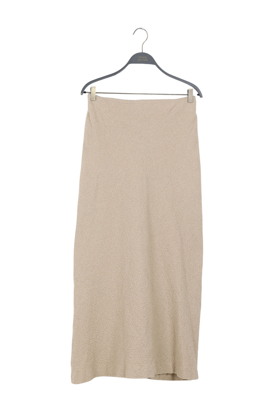 PreLoved Beatriz - Crumpled bias long skirt I Navy - S