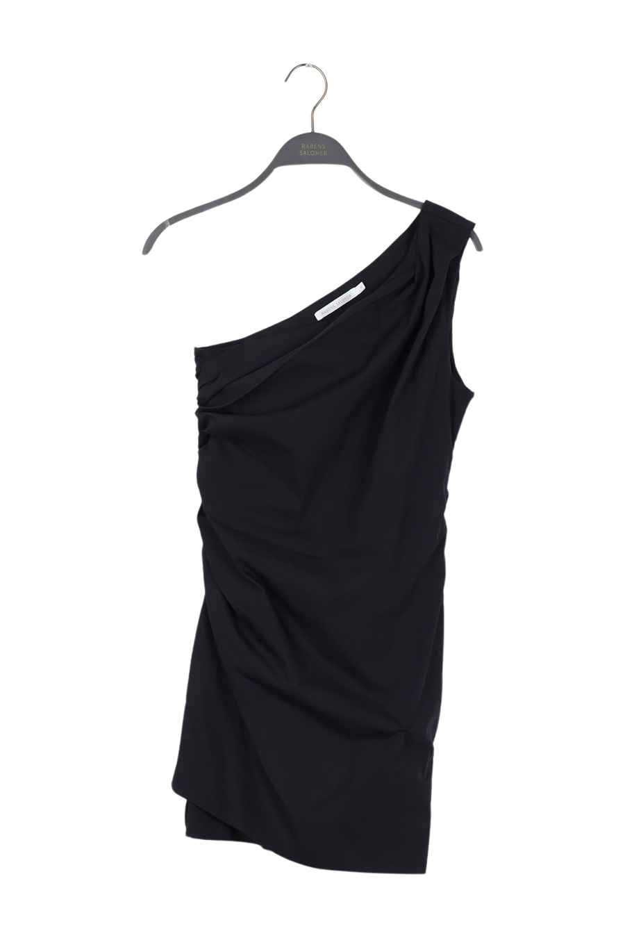 PreLoved Anita - Papery one shoulder dress - S LIQUORICE BLACK S 1 - Rabens Saloner - DK