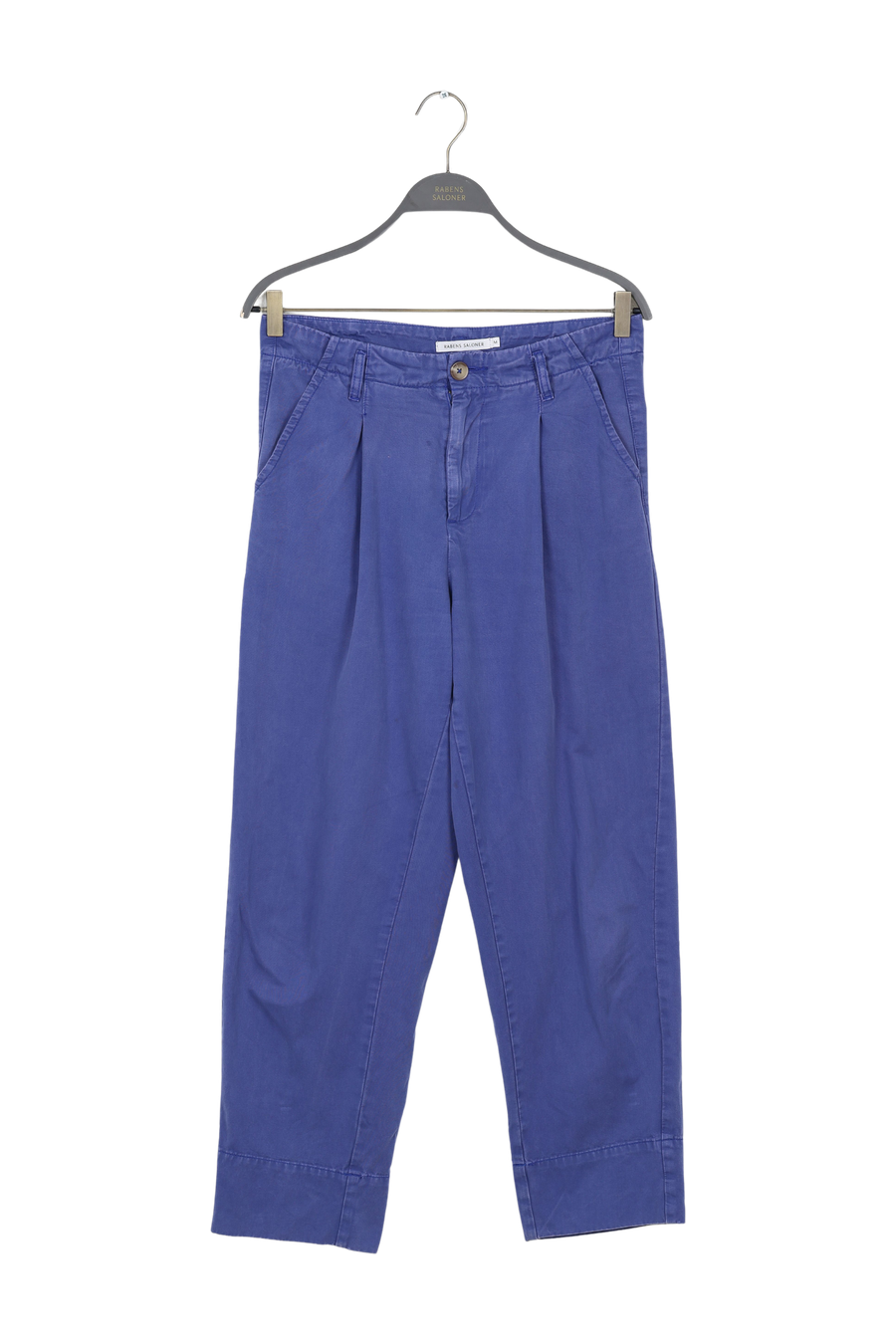 PreLoved Raina - Canvas light pleat pant I Workwear blue - M