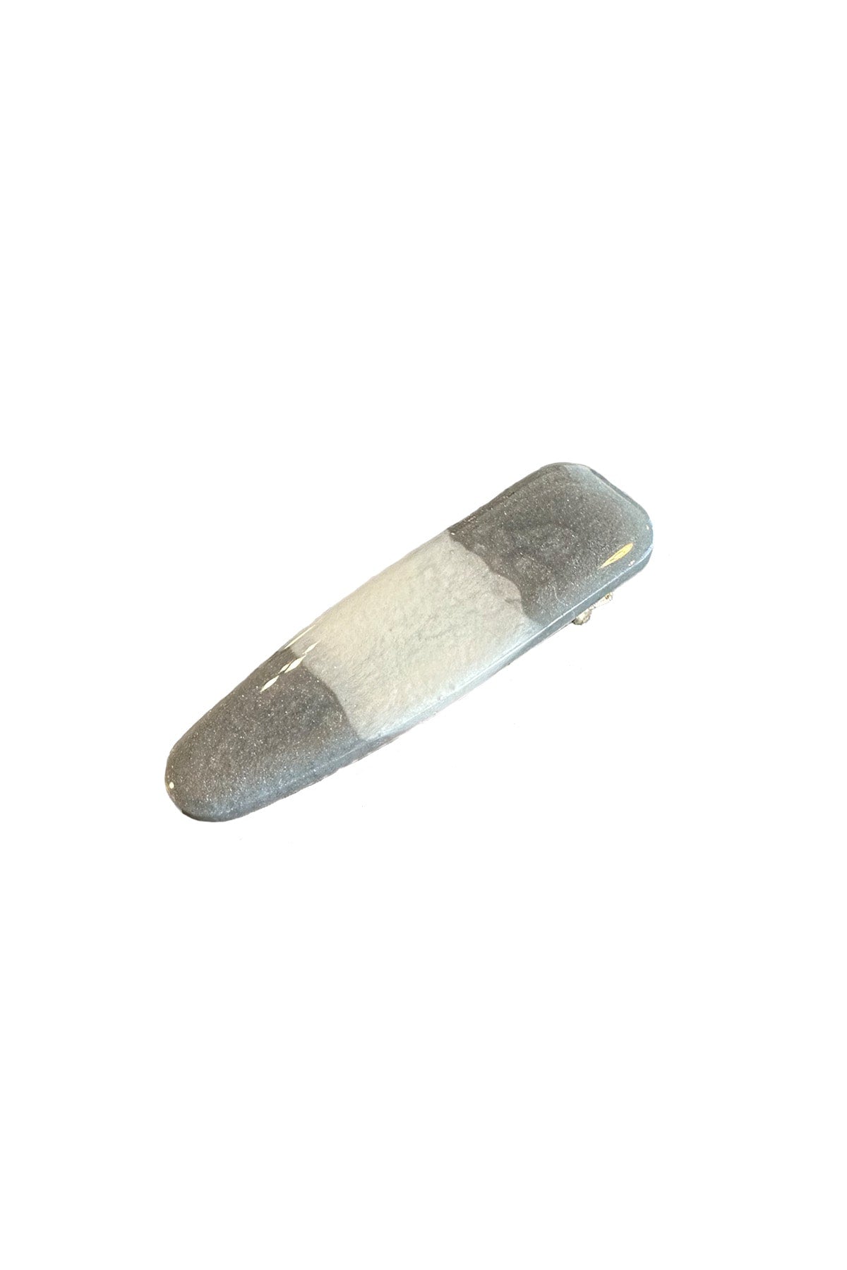 Hair Clip - Zia I Grey Stripe Grey Stripe O/S 1 - Rabens Saloner - DK