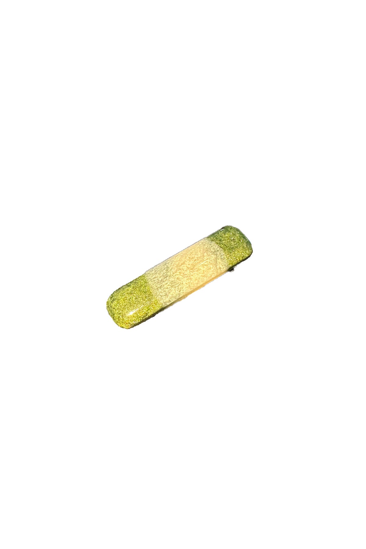 Hair Clip Mini - Zia I Light Green Stripe Light Green Stripe O/S 1 - Rabens Saloner - DK