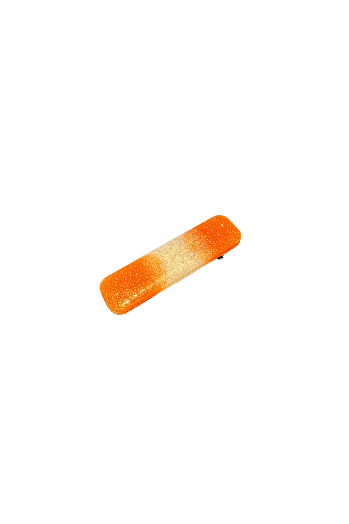 Hair Clip Mini - Zia I Burnt Orange Stripe Burnt Orange Stripe O/S 1 - Rabens Saloner - DK