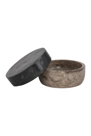 Two colored marble box - Marble box I Grey combo 1 - Rabens Saloner - DK