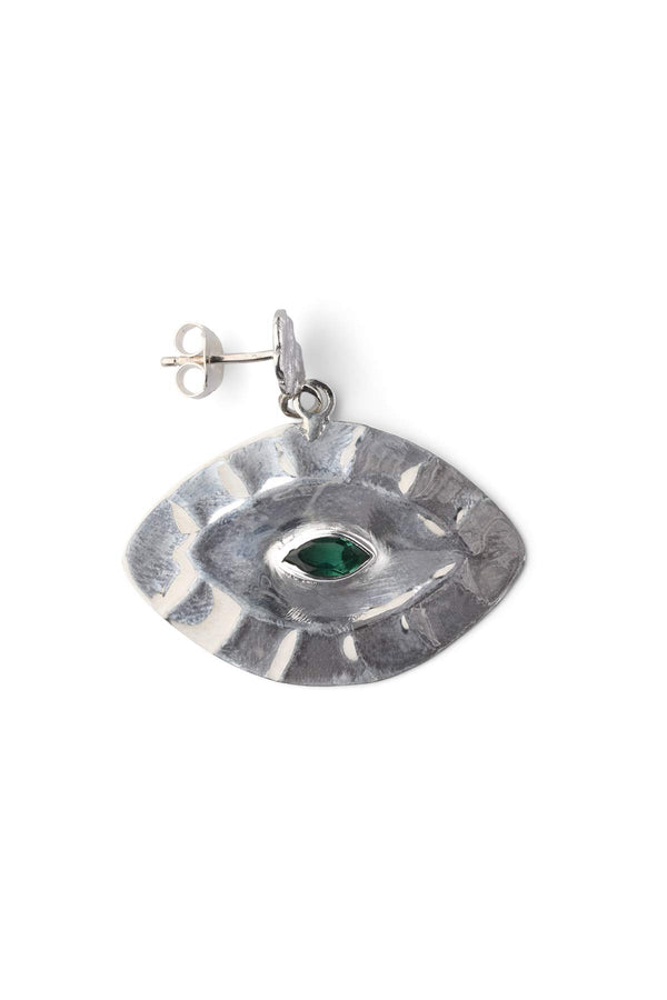 Giant Eye Earring - Nafsu I Silver 1 - Rabens Saloner - DK