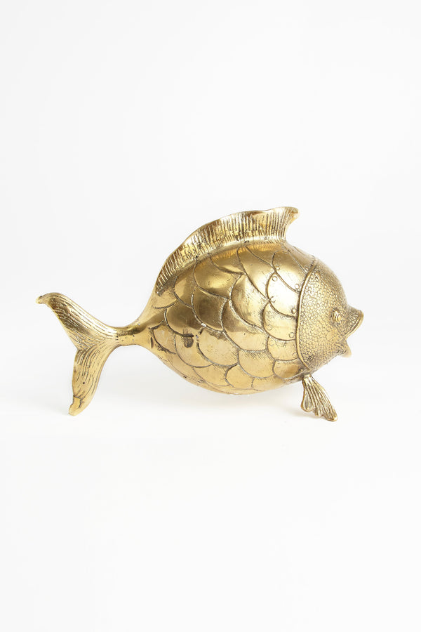 SAINT-TROPEZ - Decorative brass fish object