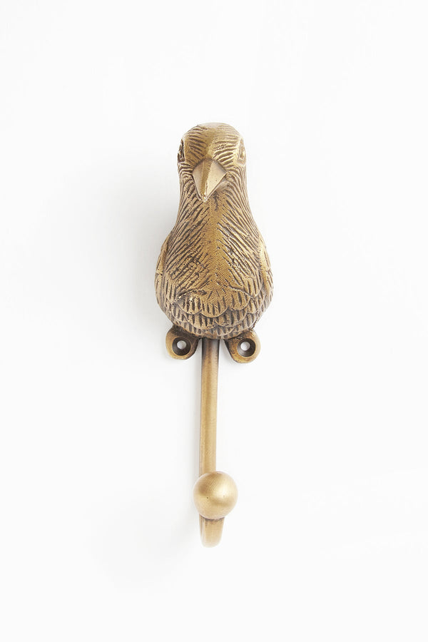 TOULON - Matte bird brass hook
