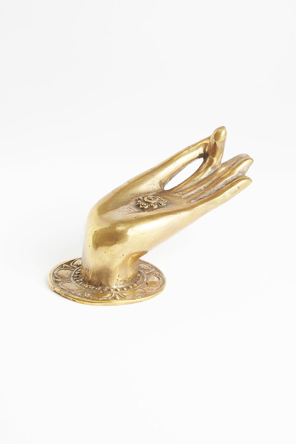 MARSEILLE - Decorative golden brass hand