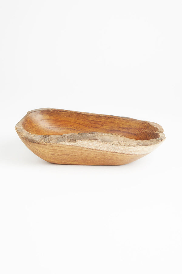 SEVILLE - Irregular teak wood dish