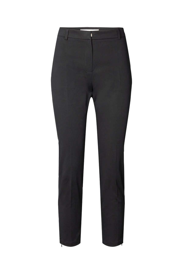 Nina - Canopy relaxed fit pant I Black Black XS  1 - Rabens Saloner - DK